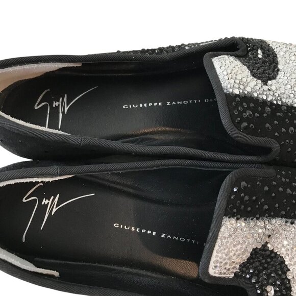 Giuseppe Zanotti Joker Crystal Embellished Loafers Size 36 (US 5.5) - Picture 6 of 7